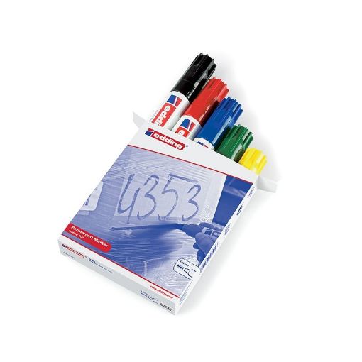 Picture of Edding 800 Jumbo Markers Box of 5 Assorted Colours