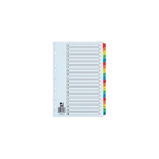 Picture of QConnect Dividers Index A-Z Multicolour
