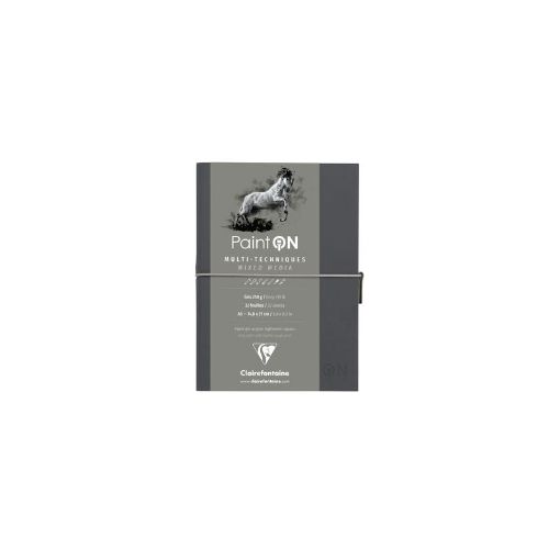 Picture of Clairefontaine PaintOn PU sewn black 250g - Grey