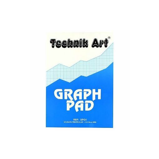 Picture of Clairefontaine A4 Technik Graph Pad 1/5/10mm (40 Sheets)