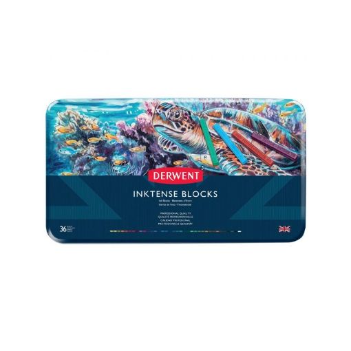 Picture of Derwent Inktense Blocks 36 Tin