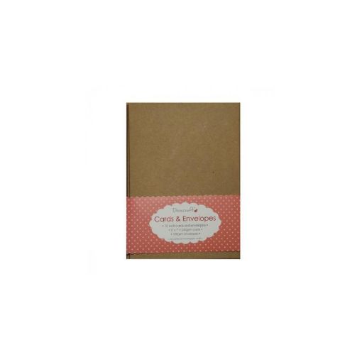Picture of Dovecraft - Brown Card Kraft Rectangle - 5x7 (10 pack)
