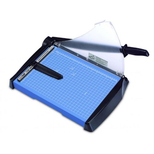 Paper Cutter, Paper Trimmer with Safety Guard, 12 Cut Length Paper Slicer  with 16 Sheet Capacity Paper Cutting Board,Guillotine Paper Cutters and  Trimmers for Cardstock Cardboard Vinyl