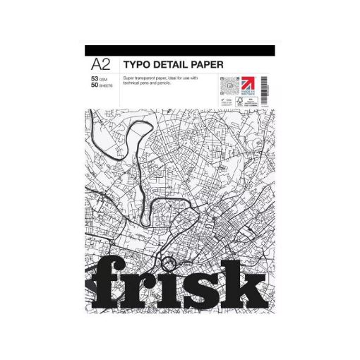 Picture of Frisk Typo Detail A2 Paper Pad (50 Sheets)
