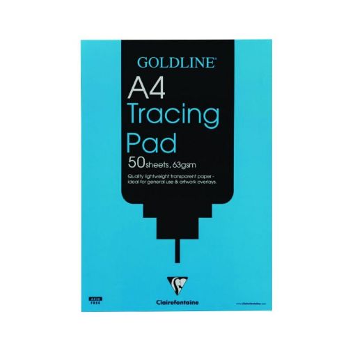Picture of Goldline A4 Tracing Pad 63g (50 Sheets)