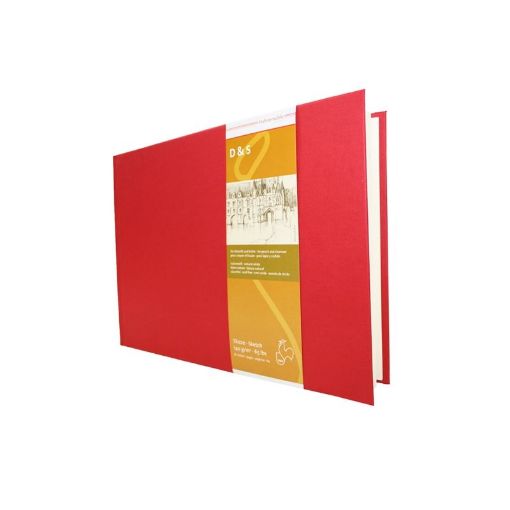 Picture of Hahnemuehle  D&S Sketch Book  RED A5 140gsm