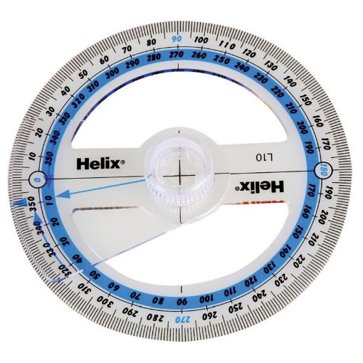 Picture of Helix Protractor 360° 10cm 4" Angle Measure 