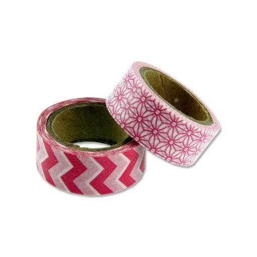 Picture of Washi Adhesive Craft Tape - Pink