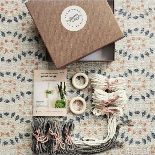 Picture of Les Chapineries DUO Petite Fleur DIY Kit- Macreame Plant Hanger