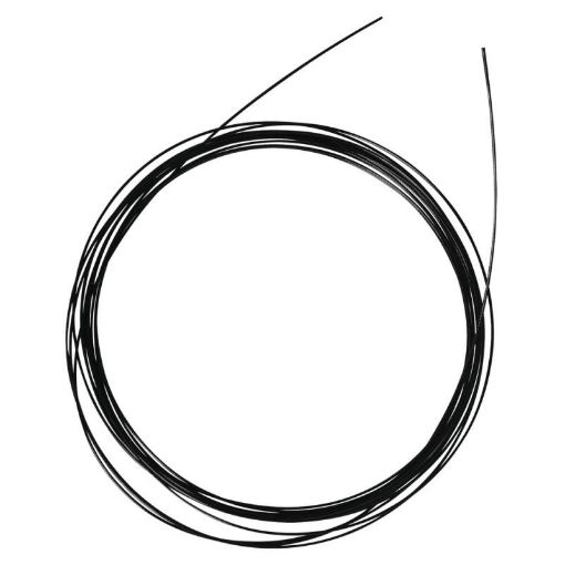 Picture of Jewellery Plastic Coated Wire 0.4 mm Black 2m