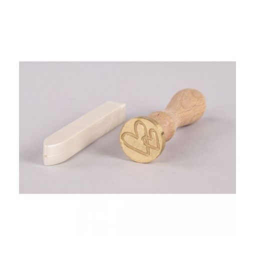 Picture of Rayher Seal Stamp Set Hearts 2.5cm