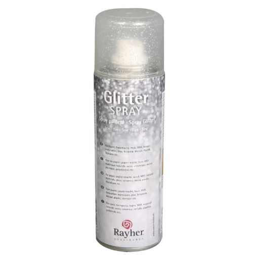 Picture of Rayher Glitter Spray Silver 125ml