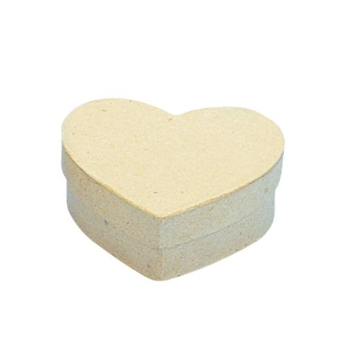 Picture of Rayher Heart Shape Paper-mache Box FSC Recycled 