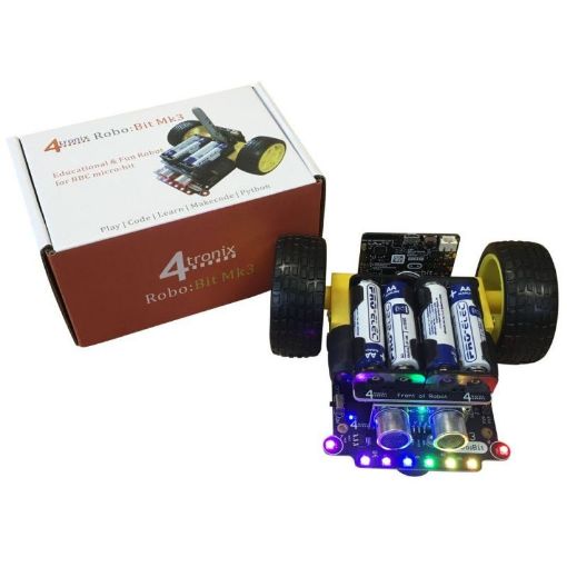 Picture of 4tronix Robio:bit Mk3 Buggy for the BBC micro:bit