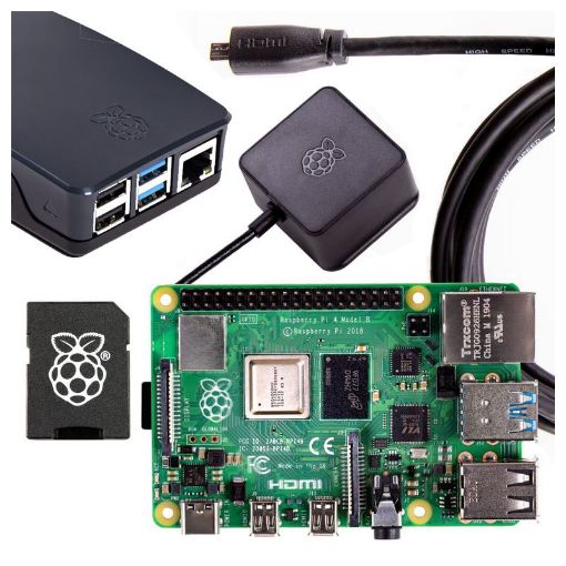 Picture of Raspberry Pi 4 8GB Starter Kit - Black 