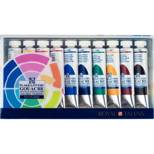Picture of Talens Gouache Extra Fine Basic Set