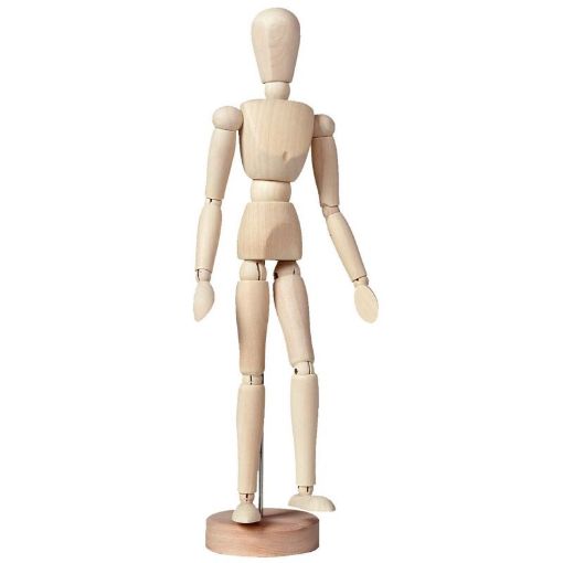 Picture of Royal Talens Mannequin Female Plain Wood Height 30cm