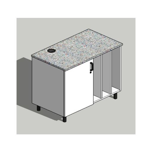 Picture of SG Makerspace Fixed Unit H730mm - Vertical Dividers