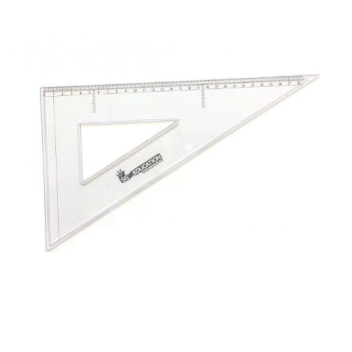 Picture of SG Set Square  60° 32cm 12.5" Clear Large