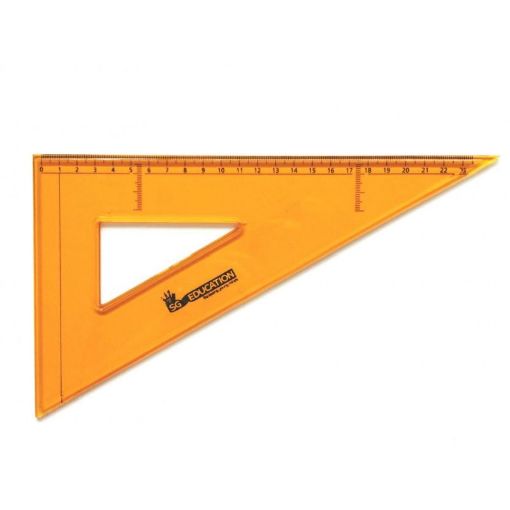 Picture of SG Set Square 60° 25 cm 10" Orange Extra Strong