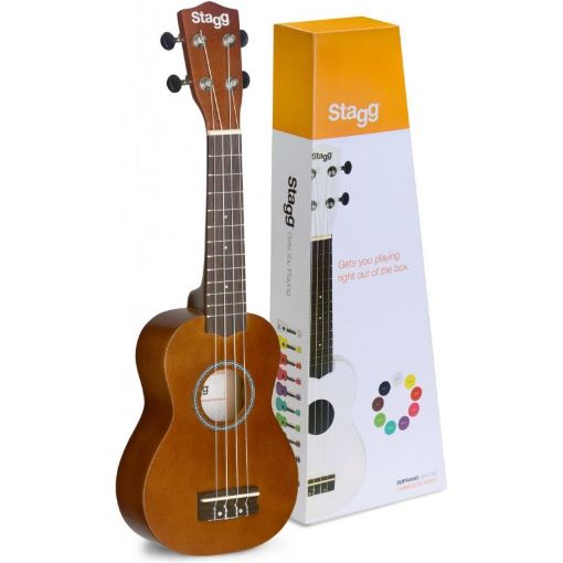 Picture of Stagg Soprano Ukulele Natural + Bag