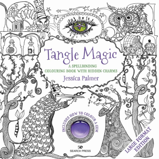 Picture of Tangle Magic Colouring Book Large Format  