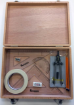 Picture of Wooden Box with Compass, Tape & SG Set Squares
