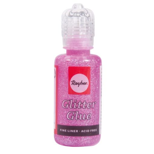 Picture of Rayher Glitter Glue Iridescent Pastel Pink