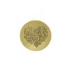 Picture of Manuscript Wax Seal Ornate Heart 25mm