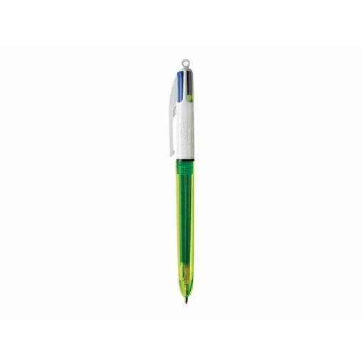 Picture of Bic 4 Colour Pen Flourescent Yellow