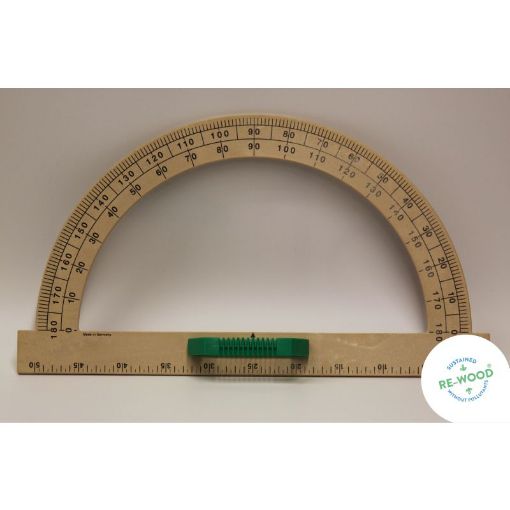 Picture of Wissner Board Protractor Wood 180° Magnetic