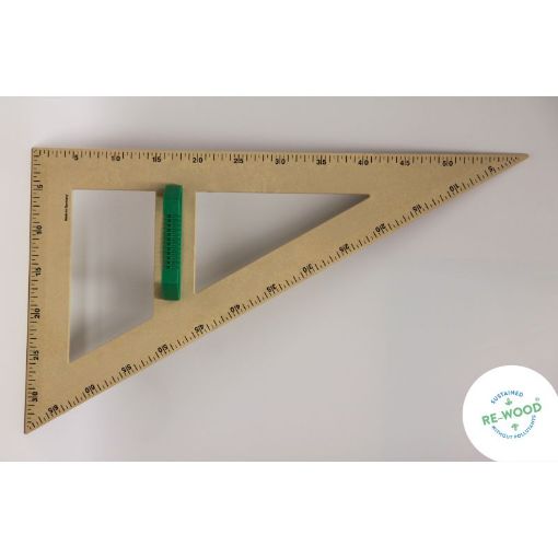 Picture of Wissner Board Set Square 60d Wood Magnetic