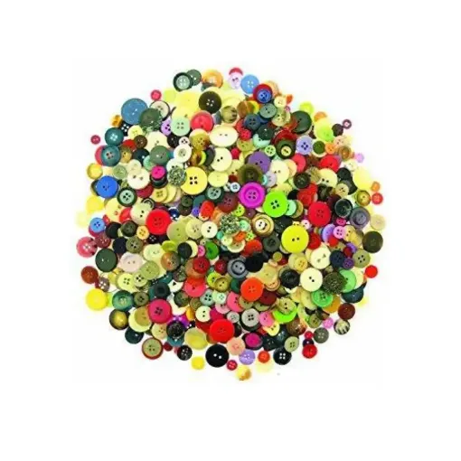 Picture of Buttons Assorted Colours 500g