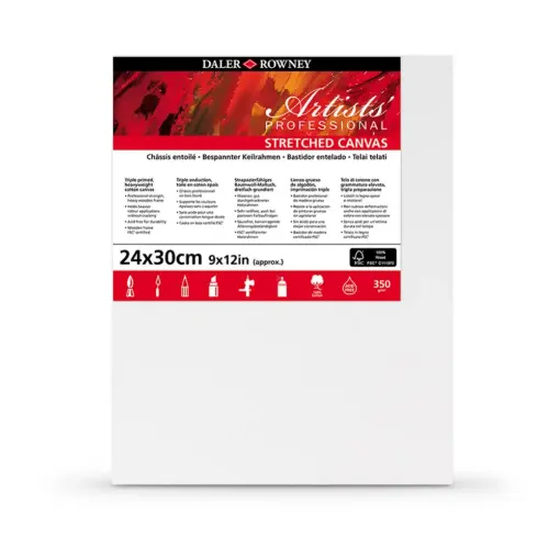Picture of Daler Artists Professional Stretched Canvas Range