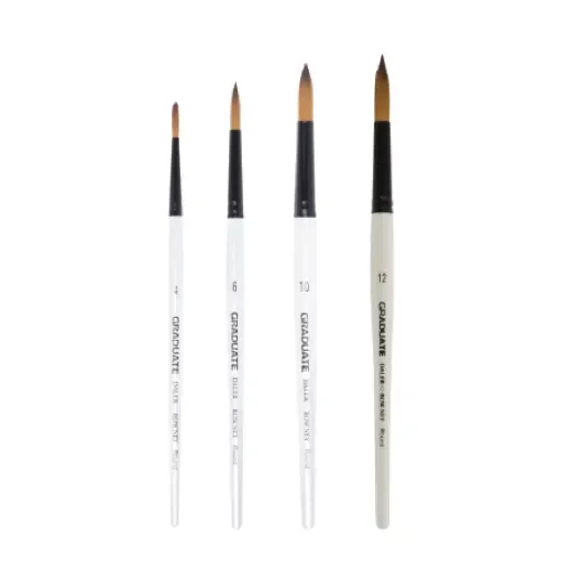 Picture of Daler Rowney Graduate Synthetic Round Short Handle Brush Range