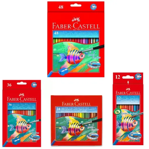 Picture of Faber Castell Redline Watercolour Pencils Range of Sizes