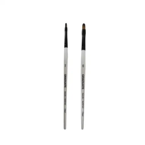 Picture of Daler Rowney Graduate Synthetic Short Hand Filbert Brush Range