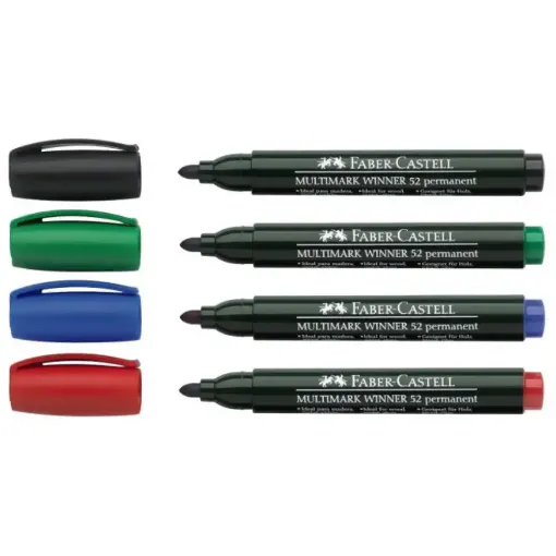 Picture of Faber Castell Permanent Markers Pack of 12 Range