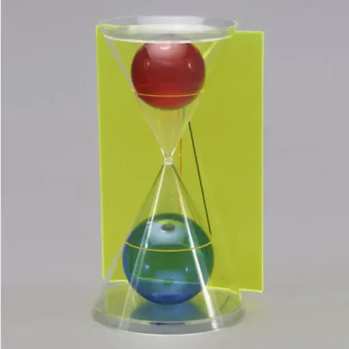 Picture of Double cone with spheres 