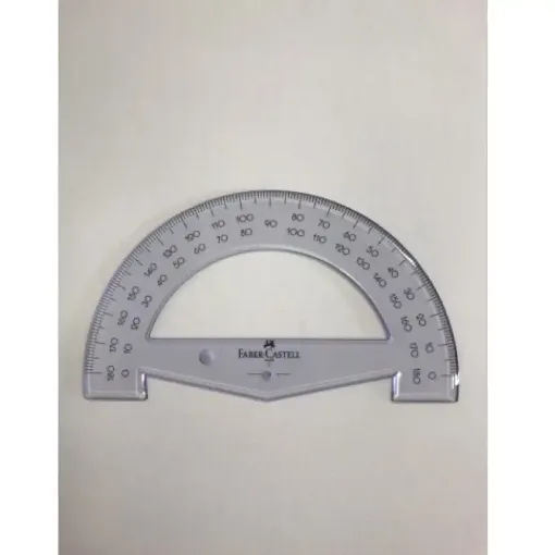 Picture of Faber Plastic Protractor 180° 15cm 6"