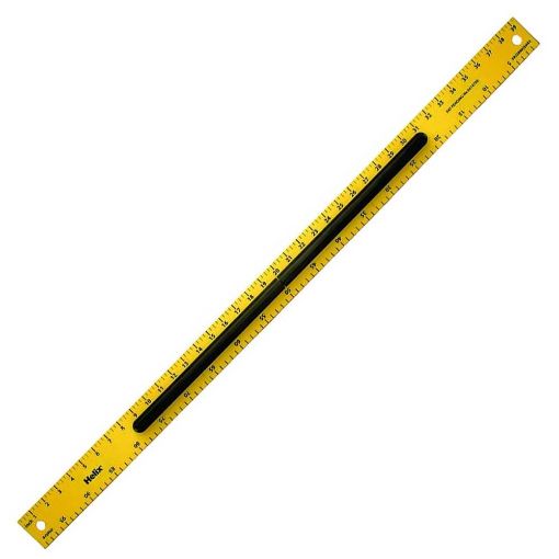 Picture of Helix Black/White Board Metre Ruler  