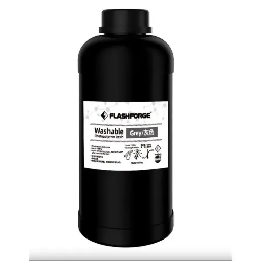 Picture of Flashforge Washable Photopolymer Resin 1ltr - Grey