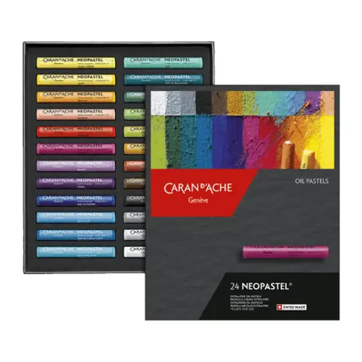 Picture of Caran d'Ache Neopastel Oil Assorted Pack of 24