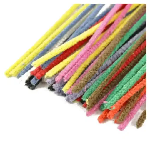 Picture of Chenille Pipe Cleaners Assorted Pack of 30