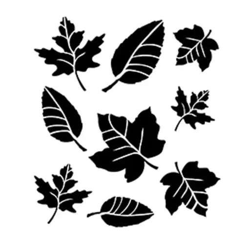 Picture of FolkArt  Stencil 8.5x9.5 Leaf Variety