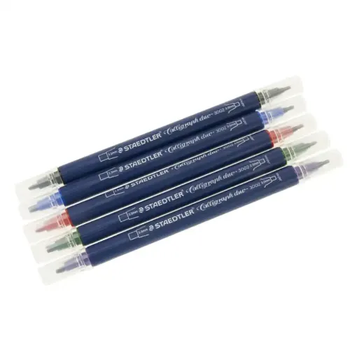 Picture of Calligraphy Duo Markers Set of 5 Assorted