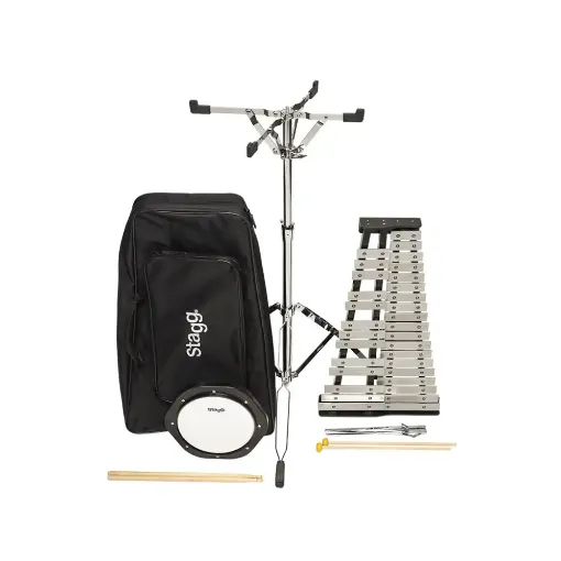 Picture of Stagg Metallophone, Practice Pad & Stand