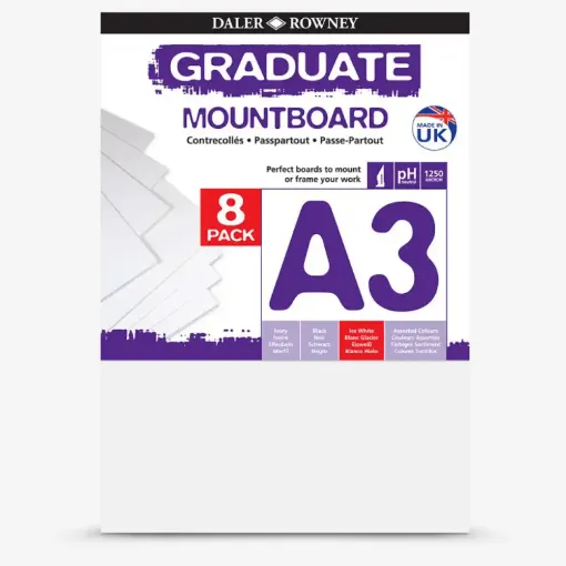 Picture of A3 Graduate Mountboard - ICE WHITE