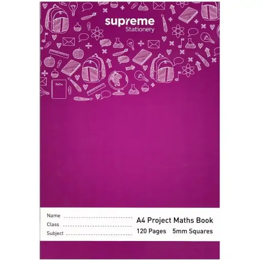 Picture of Project Maths Book A4 – 5mm Square