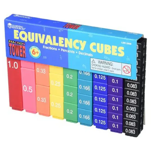 Picture of Fraction Tower Equivalency Cubes